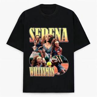 Serena Williams retro vintage rap tee streetwear bootleg graphic tee t-shirt