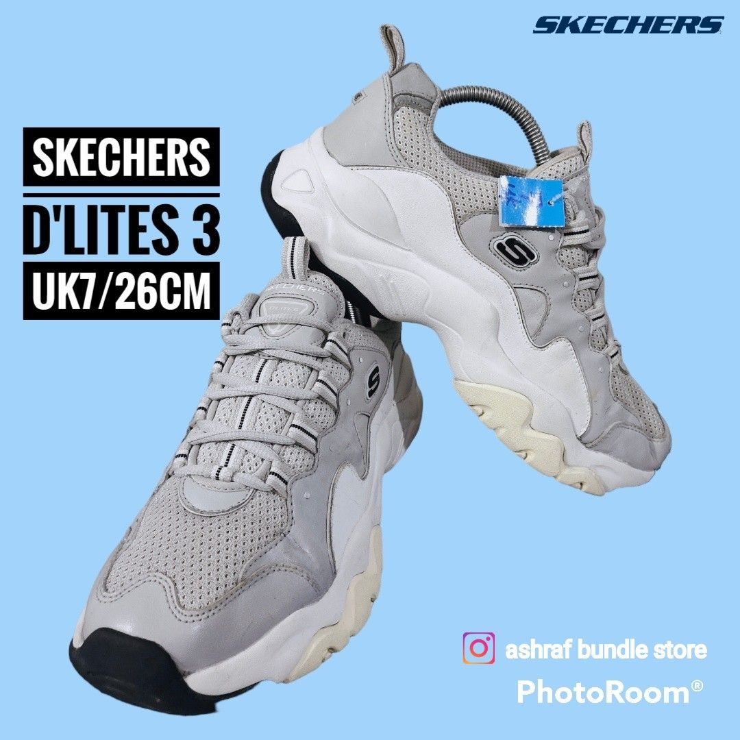 Skechers D Lites 3 Saiz 7uk Bundle Men s Fashion Footwear