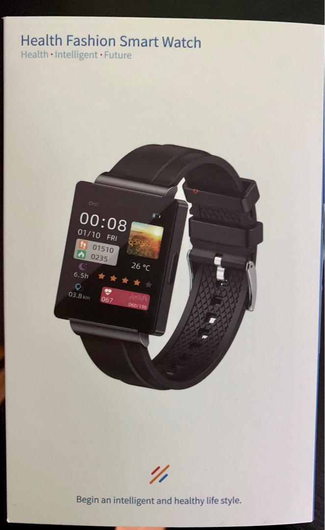 Smart Watch with Health Monitoring Features, Mobile Phones & Gadgets