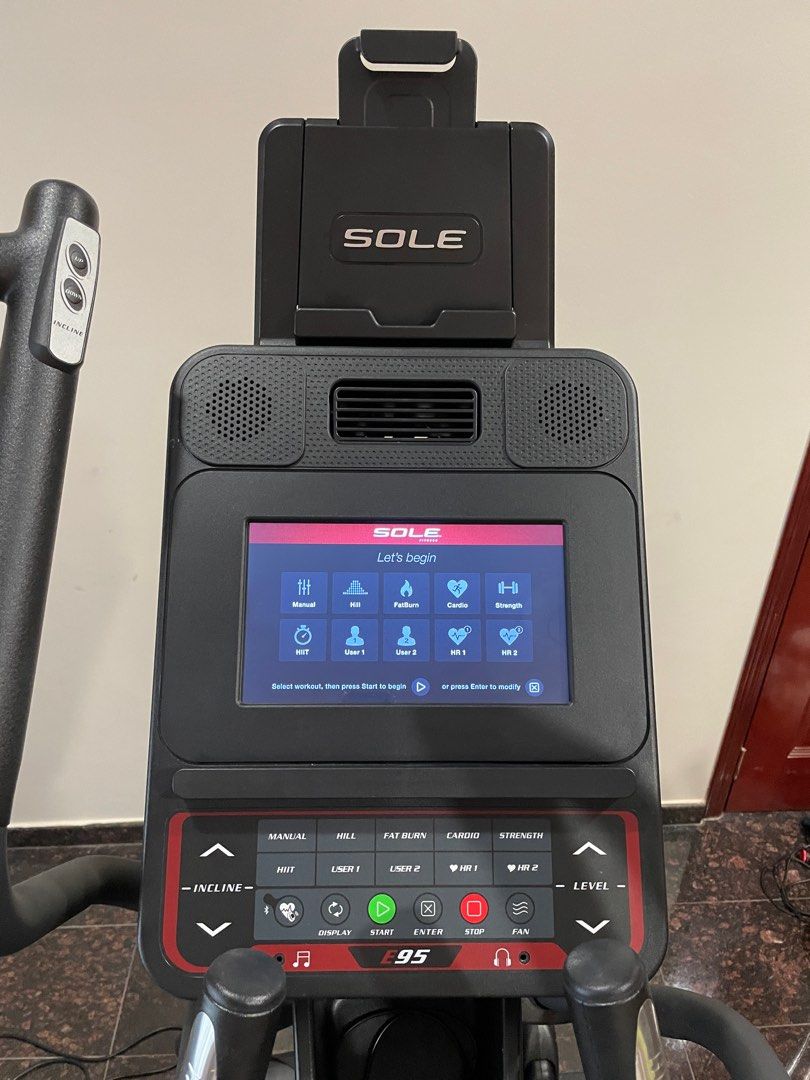 SOLE E95 Elliptical Cross Trainer, commercial grade, Sports Equipment