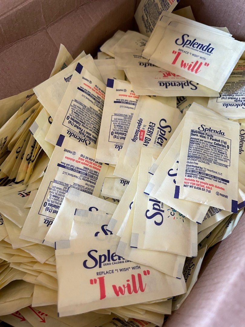 Splenda 50pcs packets zero calorie sweetener (Category: Spice & Seasoning) located in Quezon City. Submitted by lovingsh0pping (Listing ID 1223638647, Image 3). Description: 50pcs for 95pesos Exp june 2025 .