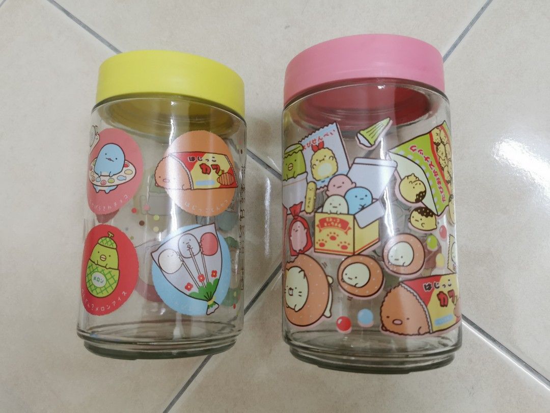 Sumikkogurashi Stackable Glass Container, Furniture & Home Living