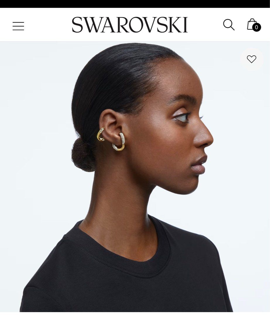 Swarovski ear cuff earrings deals