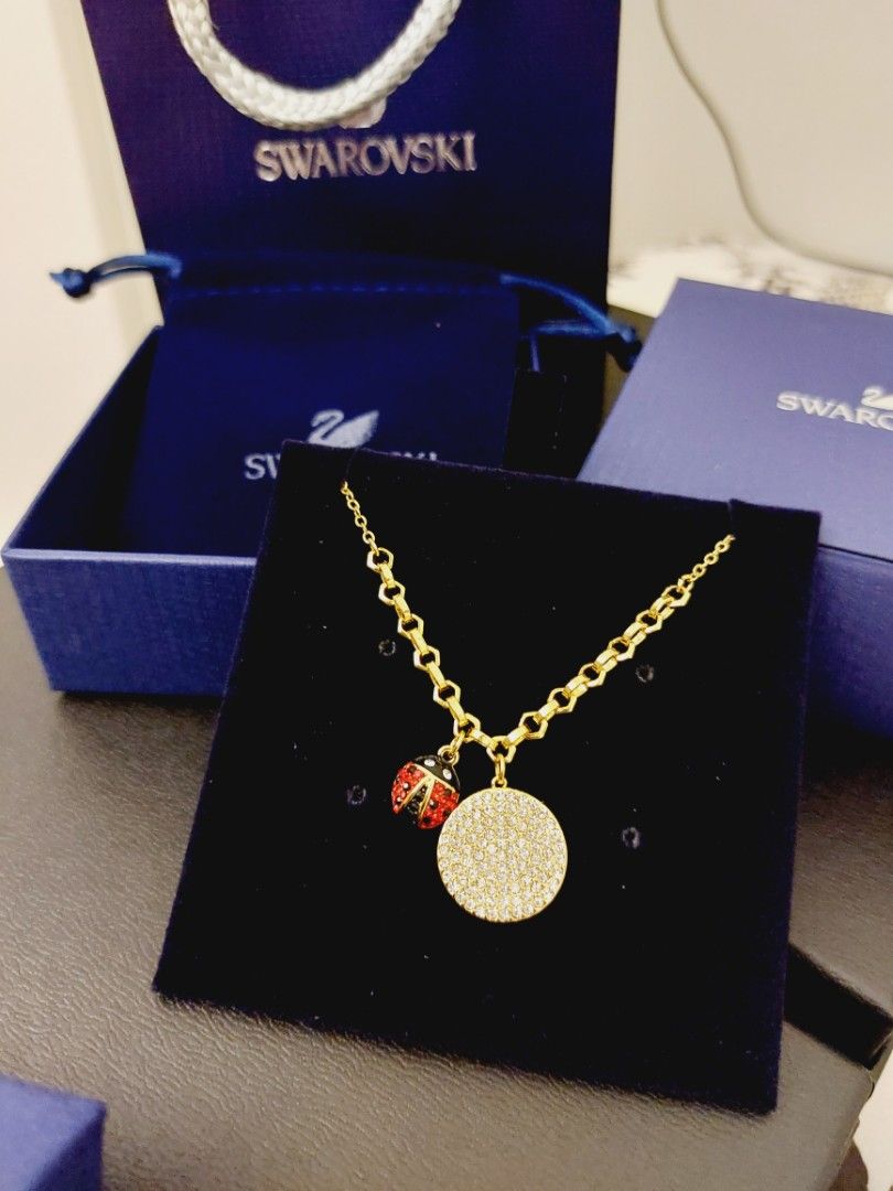 Swarovski ladybug Necklace