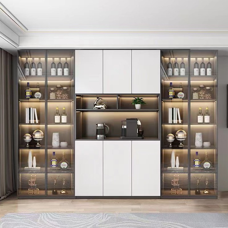 Table side high integrated wall living room storage