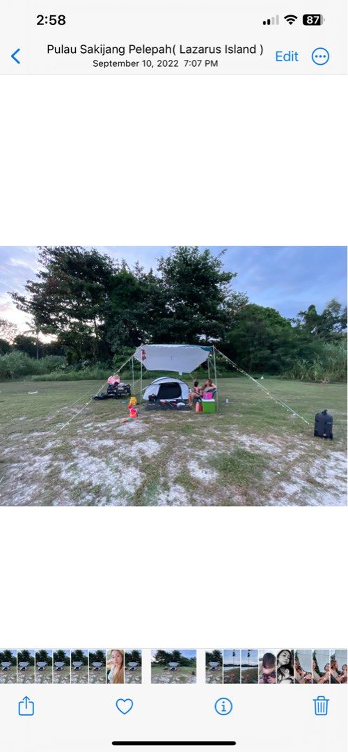 TARP CAMPING SHELTER DECATHLON, Sports Equipment, Hiking & Camping on