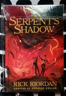 THE SERPENTS SHADOW GRAPHIC NOVEL BY RICK RIORDAN (HARD COVER)