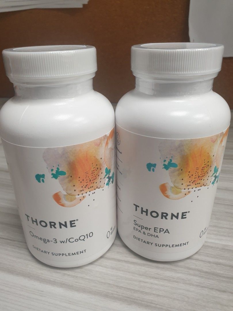 THORNE. Omega-3 &Super Epa, Health & Nutrition, Health Supplements ...