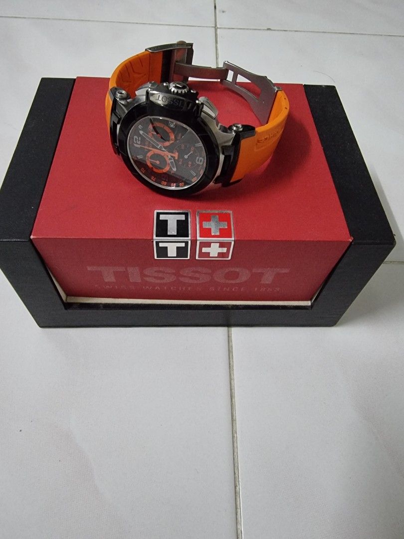 Tissot t race orange strap outlet