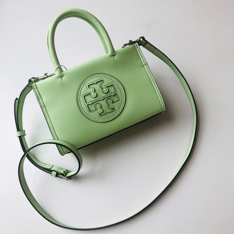 Tory Burch Ella Eco Mini Tote Mint Green, Women's Fashion, Bags & Wallets,  Cross-body Bags on Carousell