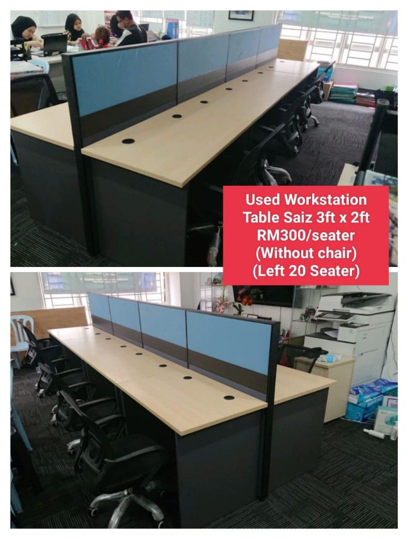 Used on sale workstation table