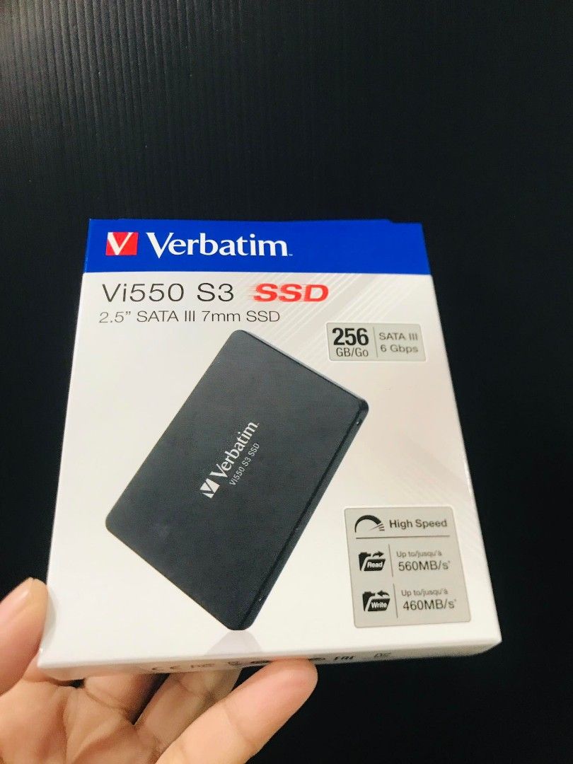 SSD Interne Verbatim Vi550 S3 512Go - Format 2.5" SATA III - Neuf