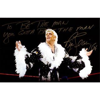 WWE / Wrestling Collectibles - RIC FLAIR (SPECIAL INSCRIPTION) WITH COA (AUTOGRAPH SIGN) 🖊️
