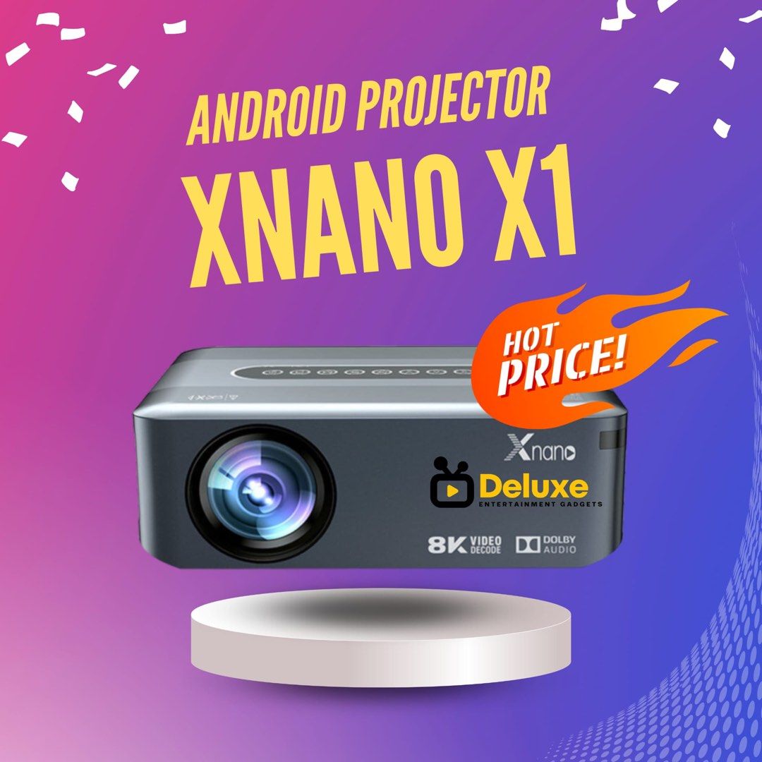 X1 ANDROID PROJECTOR, TV & Home Appliances, TV & Entertainment