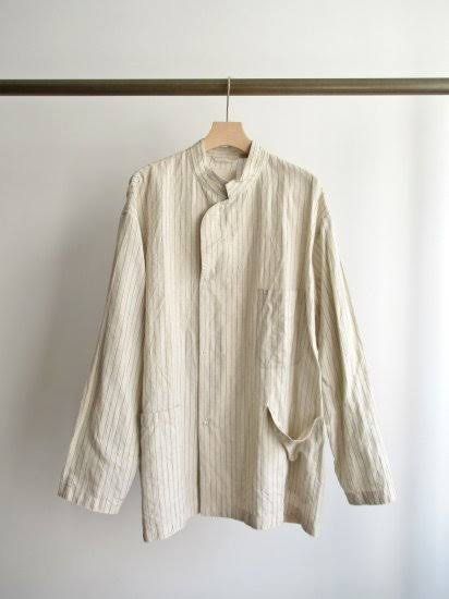 Yoke S/S 22 Pinstripe Sleeping Shirt Jacket