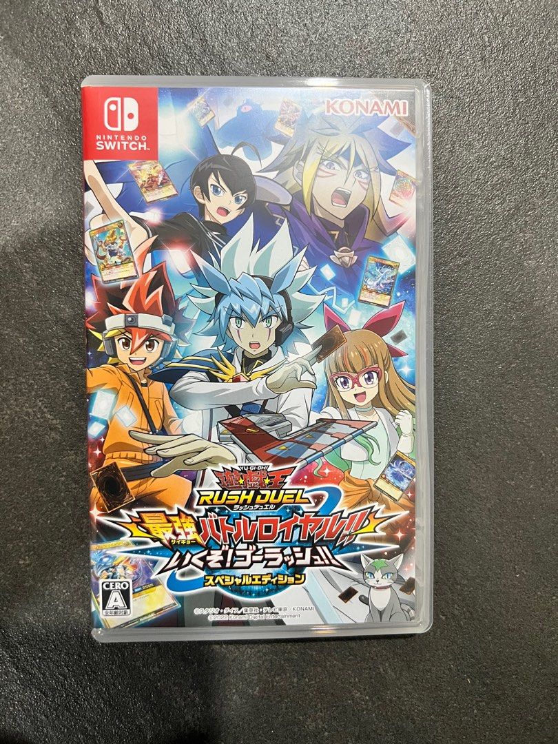 Nintendo Switch Game Yugioh Yu Gi Oh Rush Duel Dawn Of The Battle Royale Lets Go Go Rush 