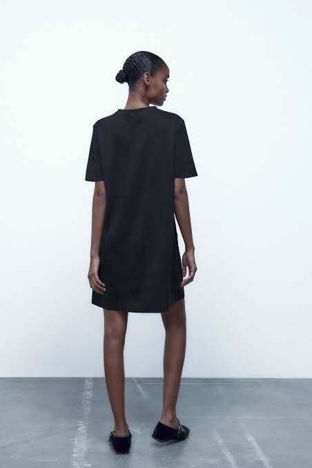 ZARA Black T Shirt Dress Women s Fashion Dresses Sets Dresses
