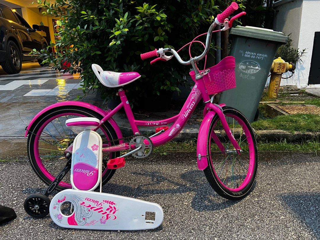Pink online princess bike