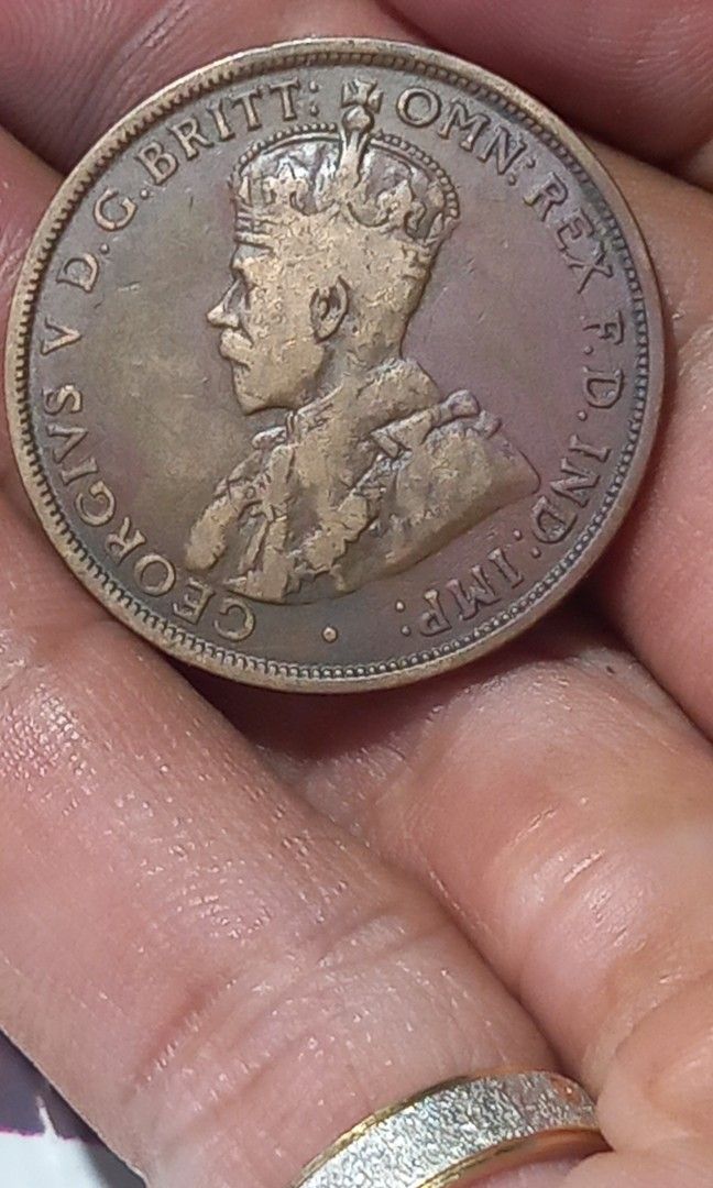 1919 one penny australia coin (Category: Currency) located in Subic. Submitted by regiedaniel01 (Listing ID 1223864500, Image 1). Description: add sf.