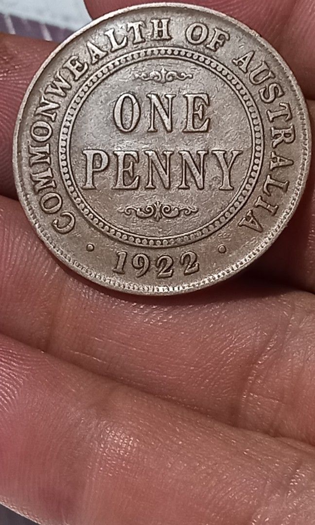 1922 one penny australia coin on Carousell