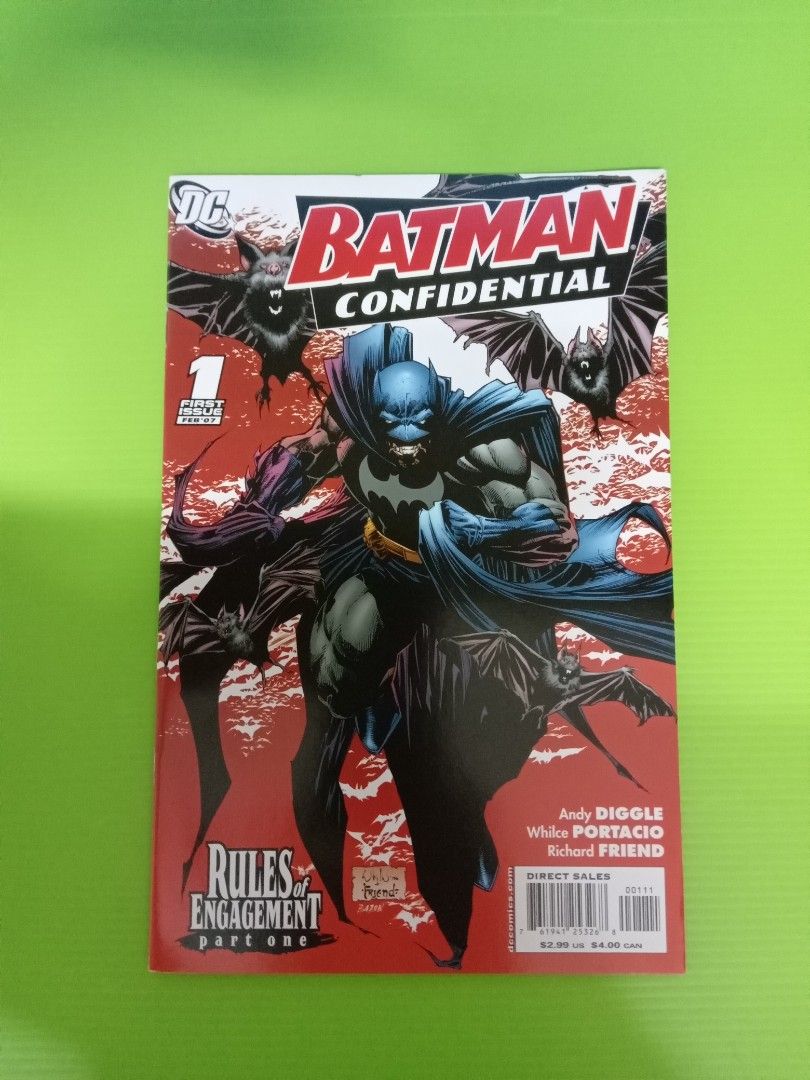 1st issue ! Batman Confidential #1 ( Whilce Portacio - Cover Art ) DC  Comics, Hobbies & Toys, Books & Magazines, Comics & Manga on Carousell