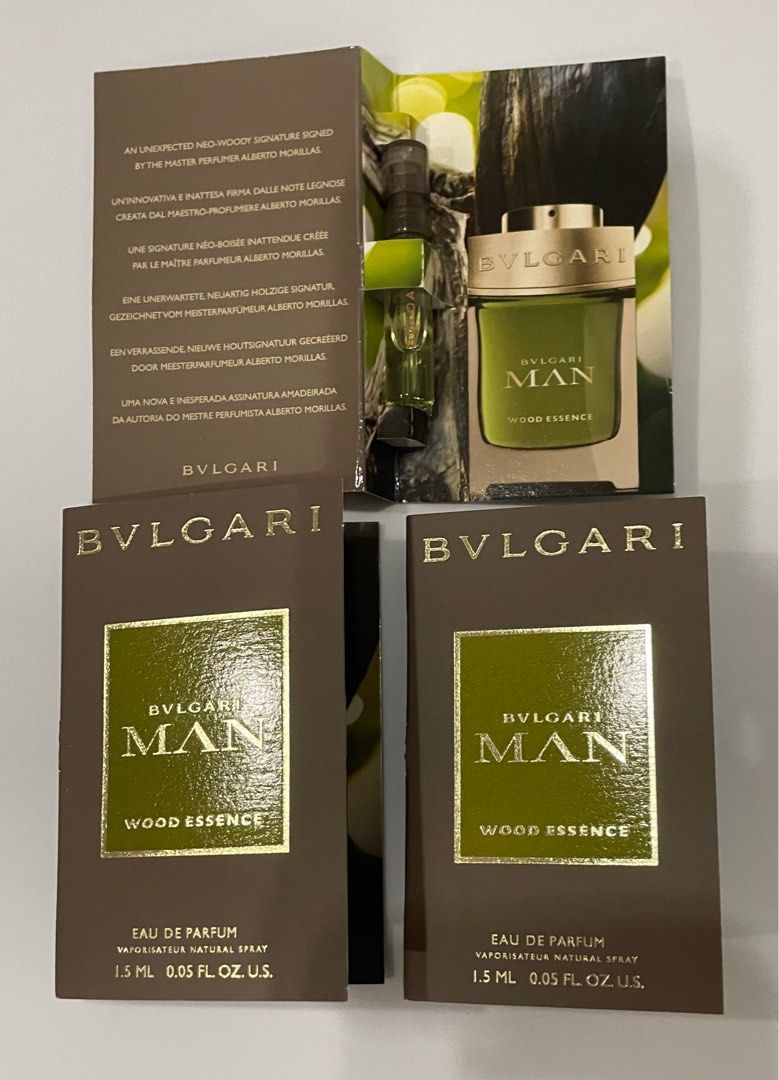 3for 12. Bvlgari Man Wood Essence Edp Perfume Sample