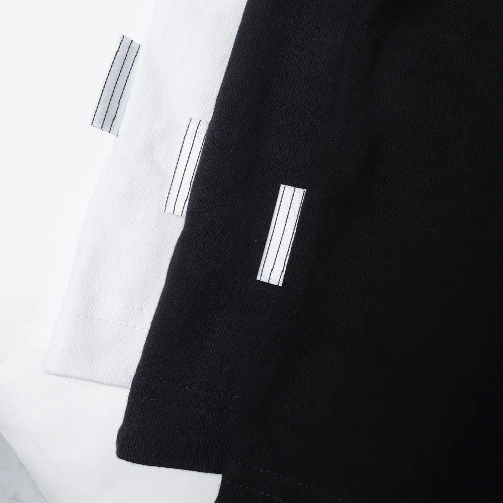 SEE SEE】BIG L/S TEE BLACK/WHITE Lサイズ - Tシャツ/カットソー(七分 