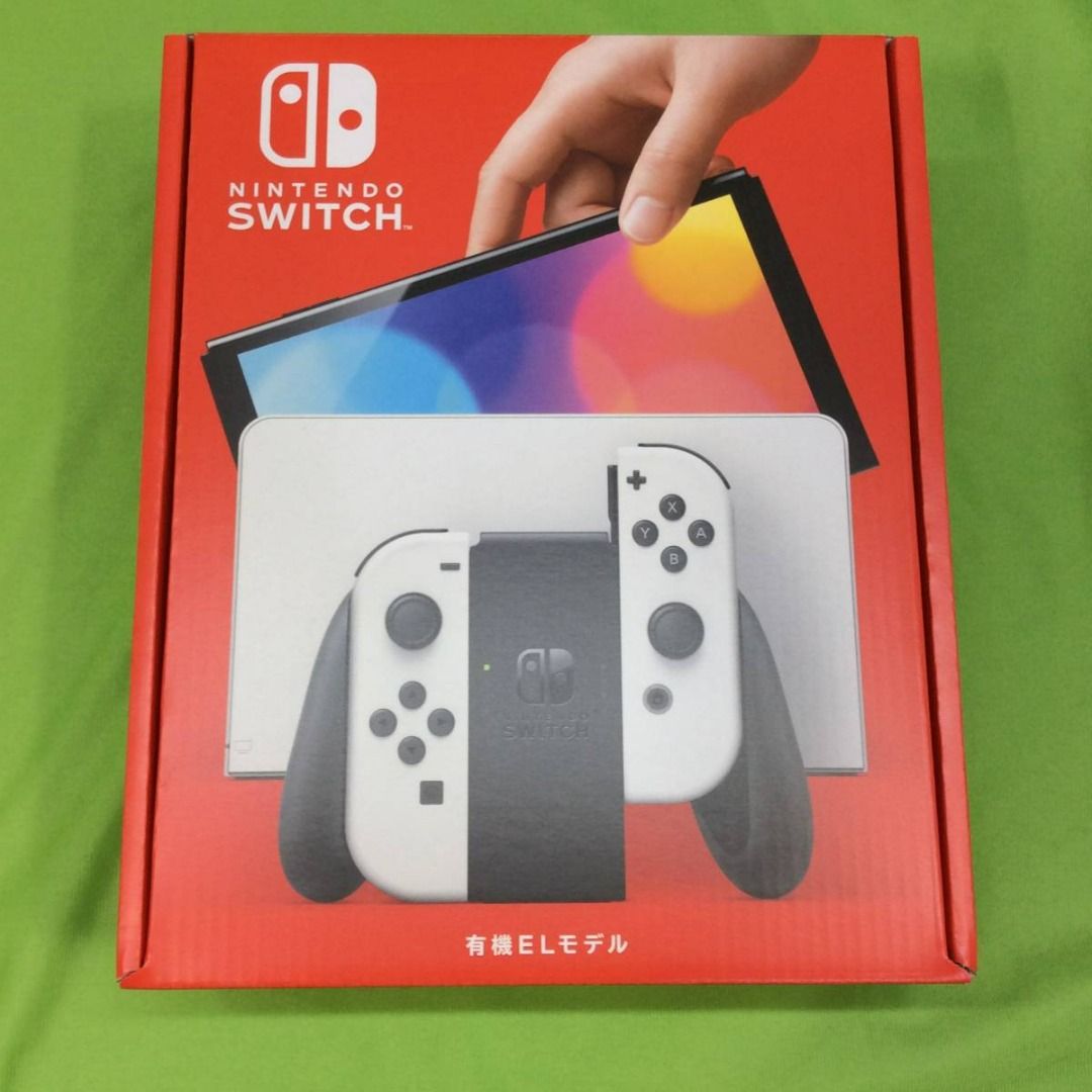 未使用] 任天堂Switch 本體☆有機EL 模型[白色]☆ 附有包裝盒描述收據