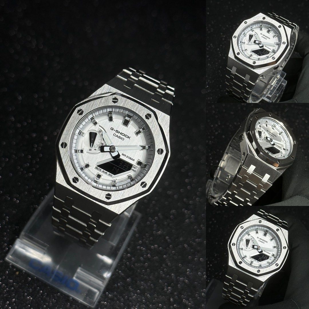 Casio g shock chrome top