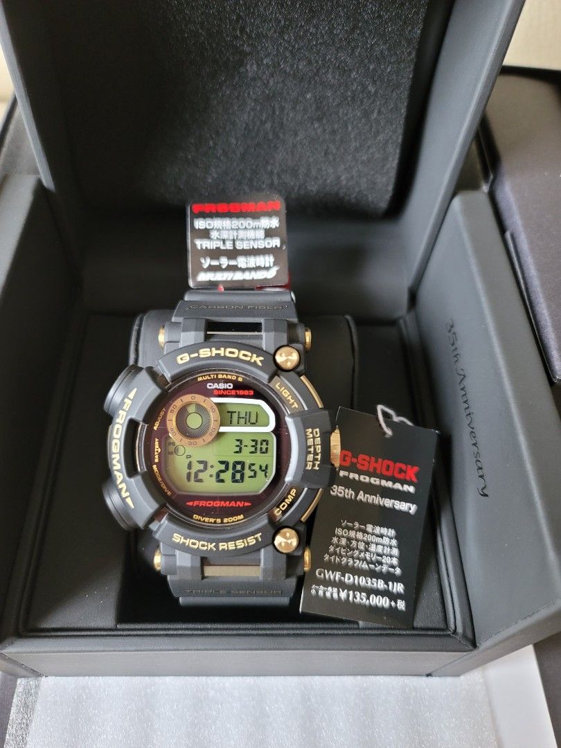 エントリー最大P14倍以上 G-SHOCK FROGMAN GWF-D1035B-1JR 35周年限定