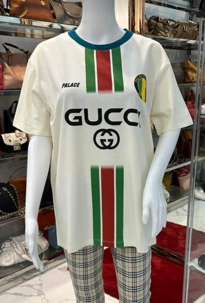 Buy Gucci x Palace Printed Football Technical Jersey T-Shirt 'Blue