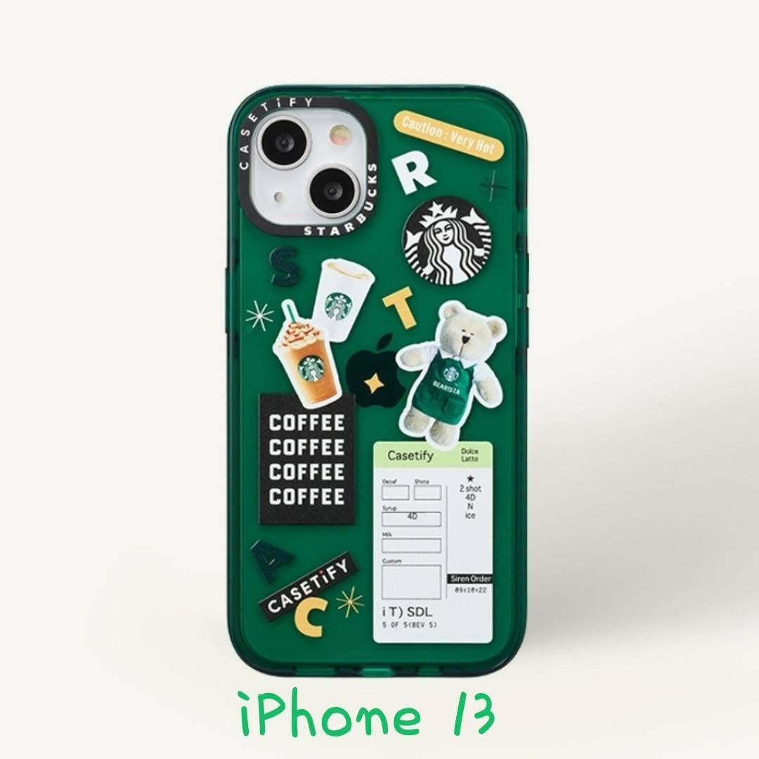 需訂購🌈韓國Starbucks × Casetify iPhone13 case 手機殼, 手提電話 