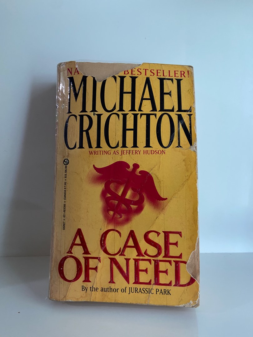 A Case of Need by Michael Crichton on Carousell