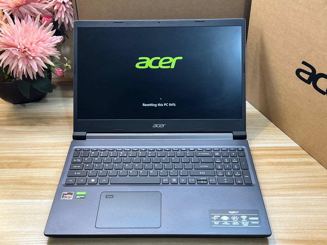 Acer Aspire 7 A715-42G-R0S4 AMD Ryzen 5 5500U 8GB RAM 512GB SSD GTX ...