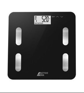 ACTIVE ERA MODEL BS-02 Digital Bathroom Scales  –  Black