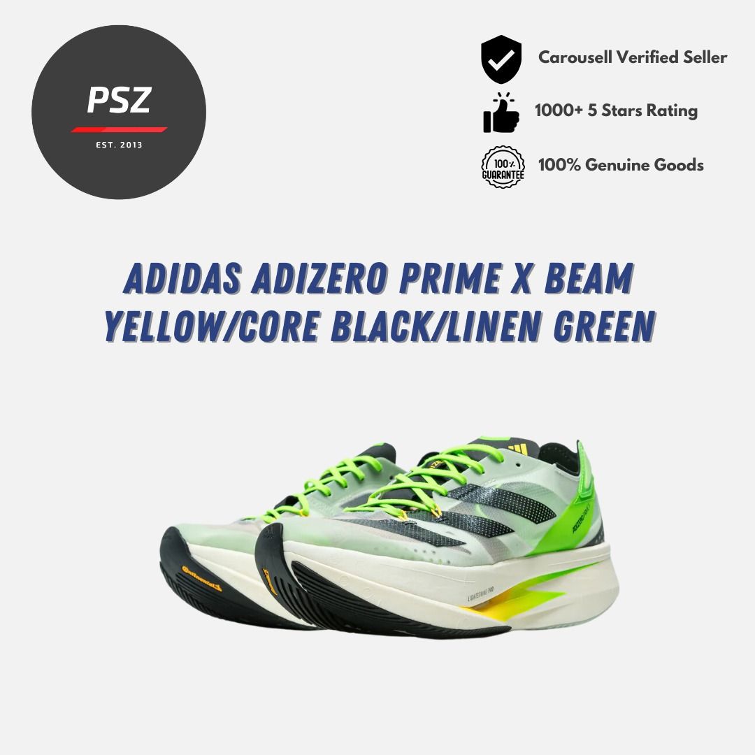 Adidas Adizero Prime X Beam Yellow, Men's Fashion, Activewear on Carousell