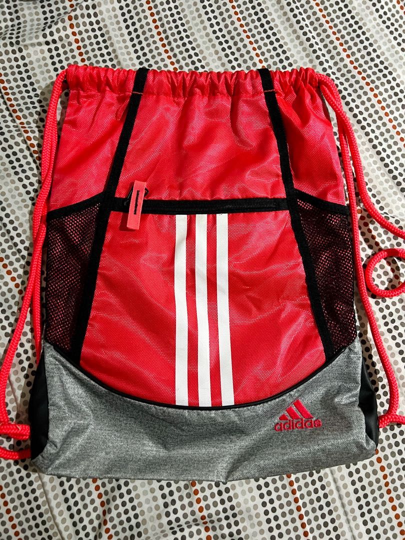 Adidas Drawstring Backpack, Women's Fashion, Bags & Wallets, Backpacks