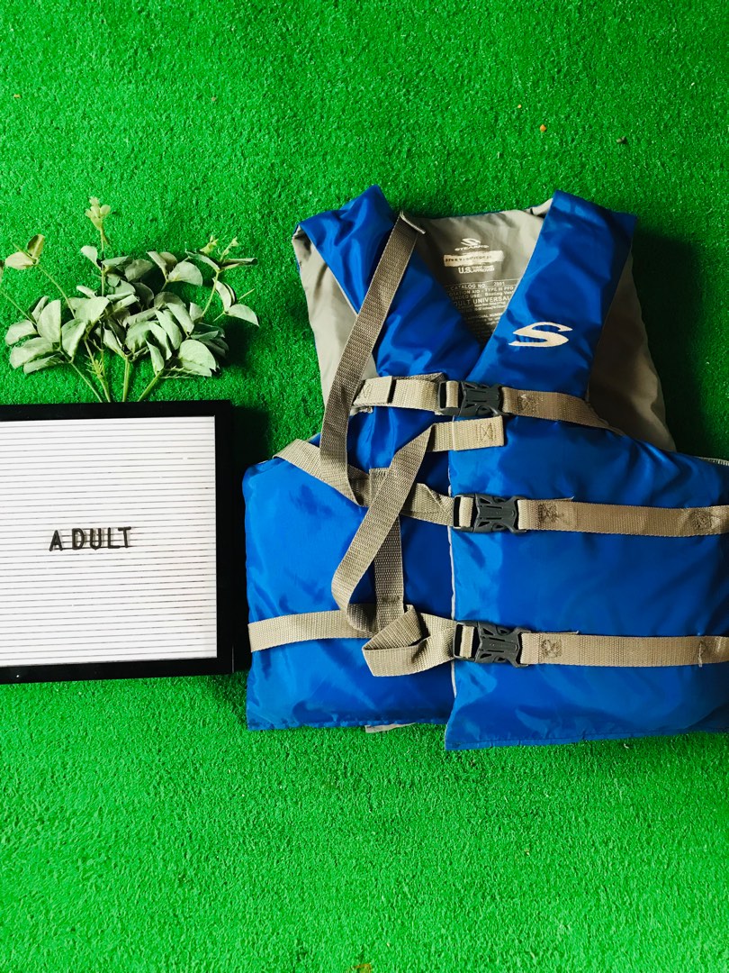 Adult lifevest, Men's Fashion, Tops & Sets, Swim Top & Rash Guards on