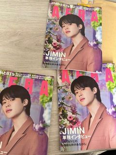 BTS JIMIN 2023 cover of AERA Magazine (Japan)