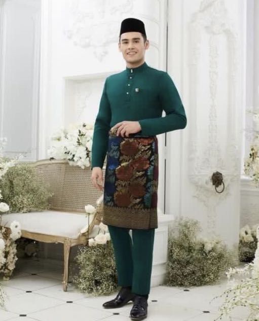 Aeril Zafrel X Hijabistahub Emerald Green Mens Fashion Muslim Wear