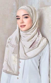 Alhumaira CEMPAKA Shawl in Coklat Susu