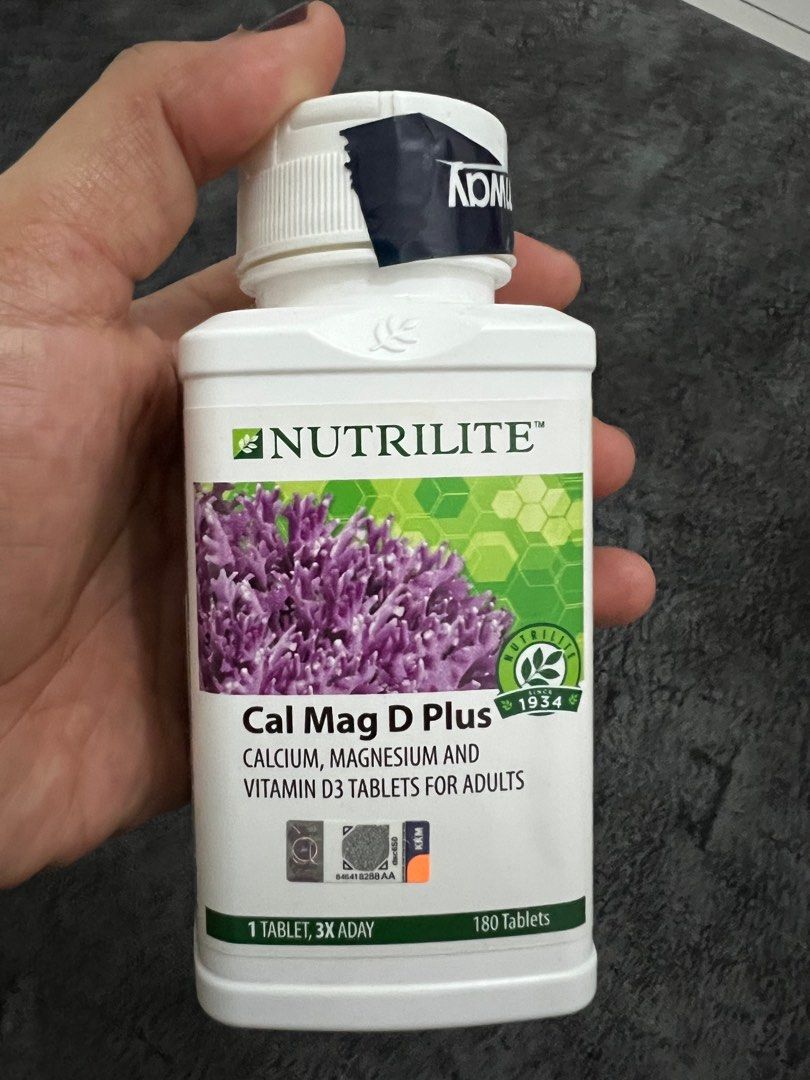 Amway Nutrilite Cal Mag D Plus 180 Tab Health And Nutrition Health
