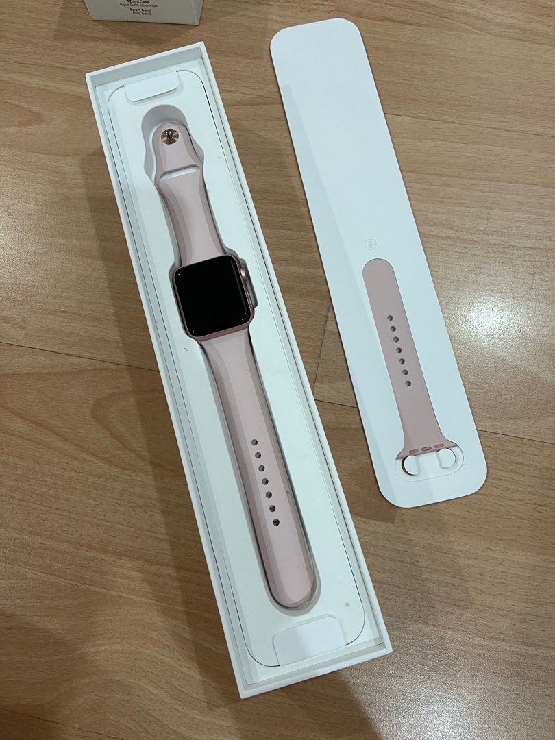 Apple watch band pink sand 42mm top