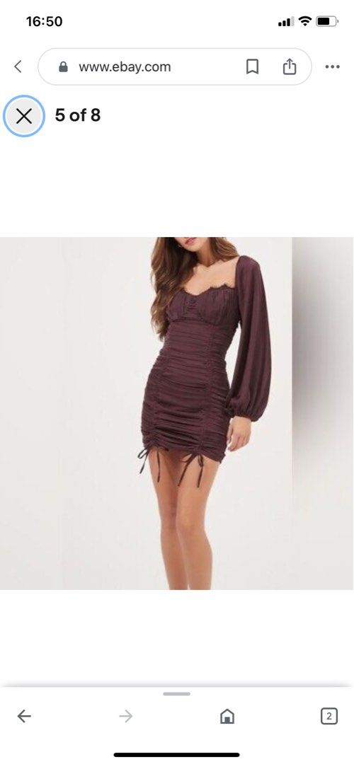date night bodycon dress Blue Blush Forever Love Black Ruched Bodycon Mini Dress - Size S - Polyester - Machine Wash Cold