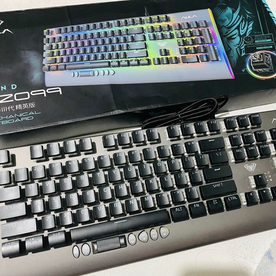 Aula F2099 wired Mechanical keyboard, Computers  Tech, Parts   Accessories, Computer Keyboard on Carousell