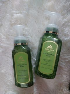Authentic Bath & Body Works Eucalyptus Mint Foaming Hand Soap & Cleansing Gel