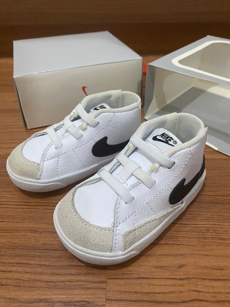 BABY NIKE BLAZER MID CRIB SIZE UK 3.5