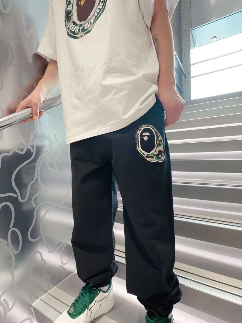Bape discount sweatpants black