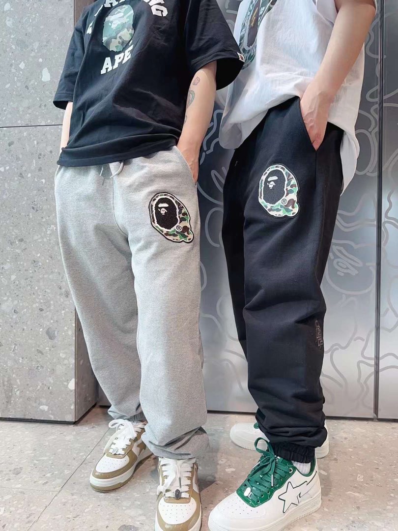 BAPE MULTI MOTIF SWEAT PANTS Men s Fashion Bottoms Joggers on