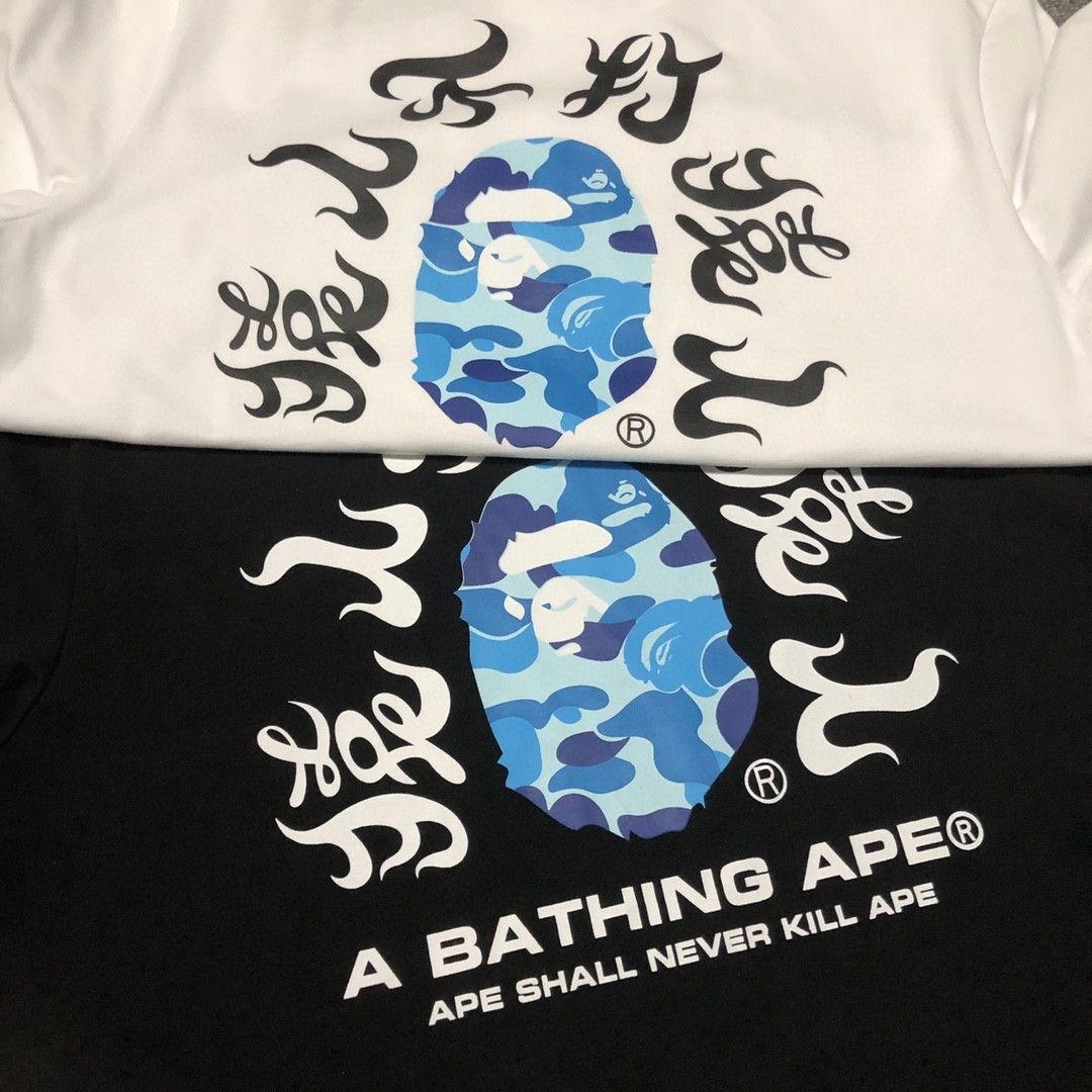 レア 90s a bathing ape 猿人不打猿人 tee 初期タグ-